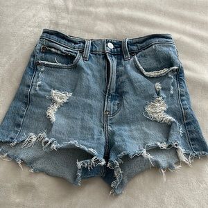 Abercrombie & Fitch high rise mom shorts 25 /0